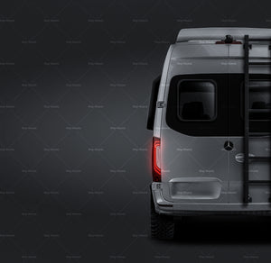 Hymer GC Grand Canyon S Mercedes Benz Sprinter L2H2 Tourer glossy finish - all sides Car Mockup Template.psd