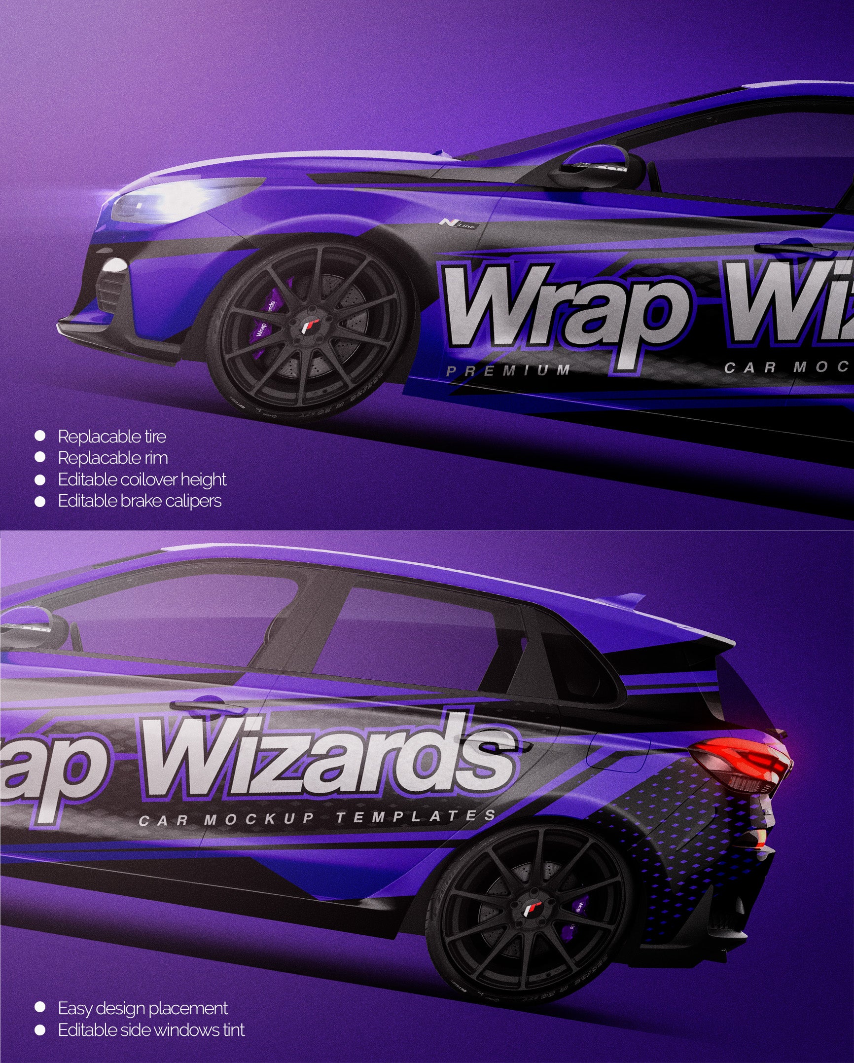 Hyundai i30 N-Line 2019 - Car Mockup