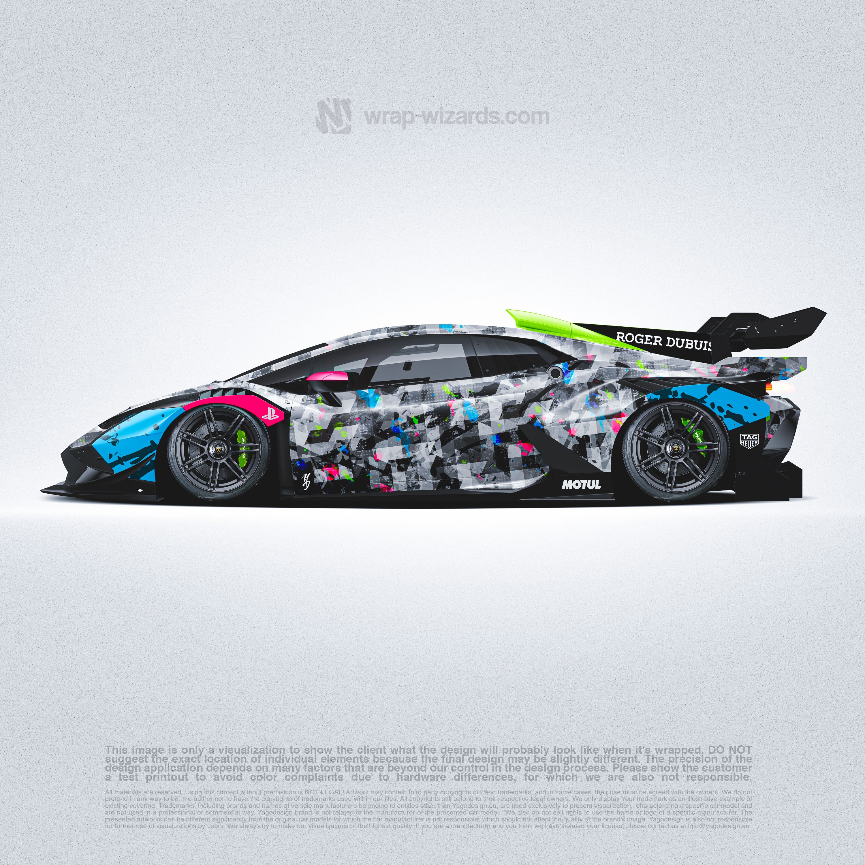 Design - Lamborghini HURACAN EVO SUPER TROFEO INKSPACE - FILES ON DEMAND