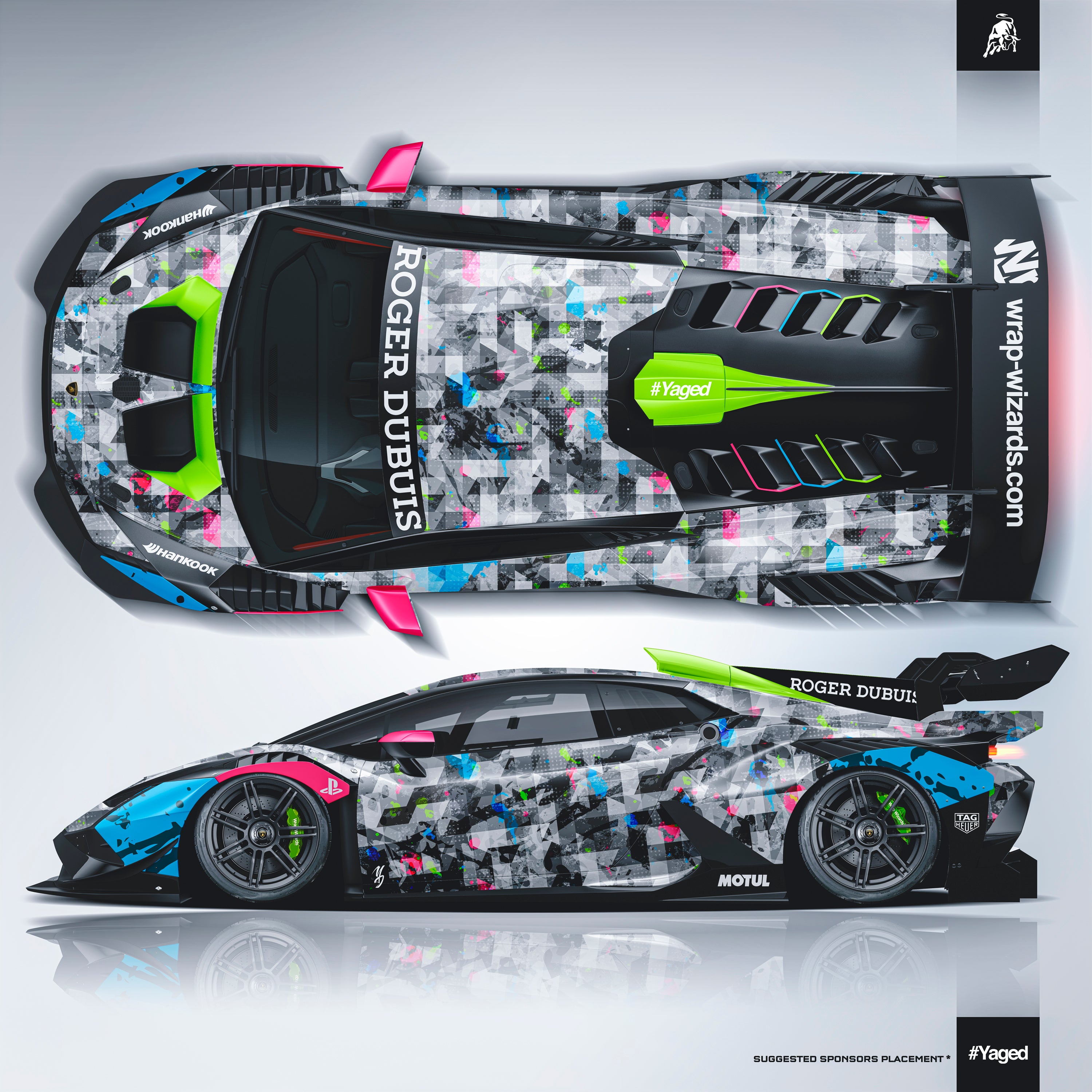 Design - Lamborghini HURACAN EVO SUPER TROFEO INKSPACE - FILES ON DEMAND