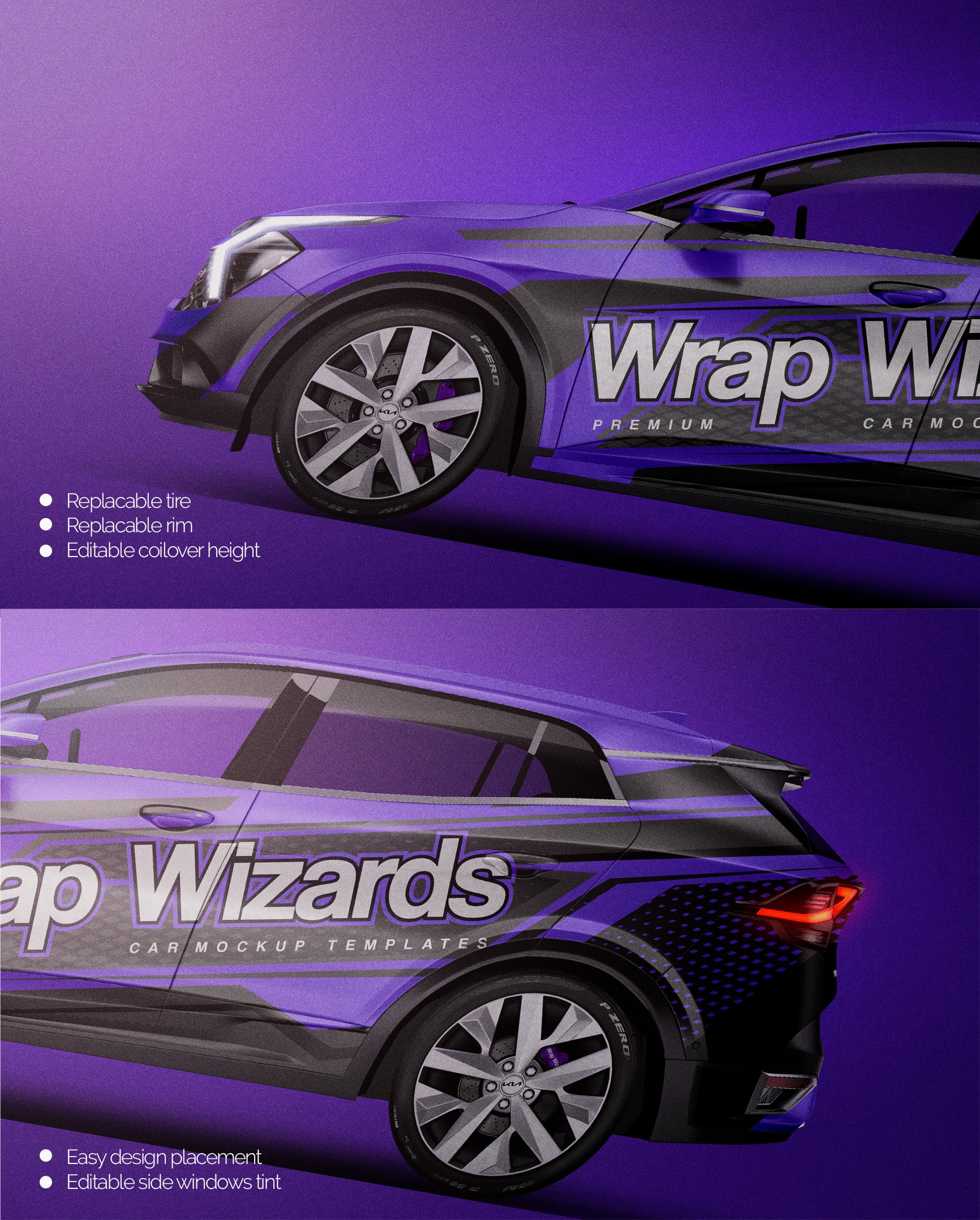Kia Sportage GT LINE 2022 - Car Mockup