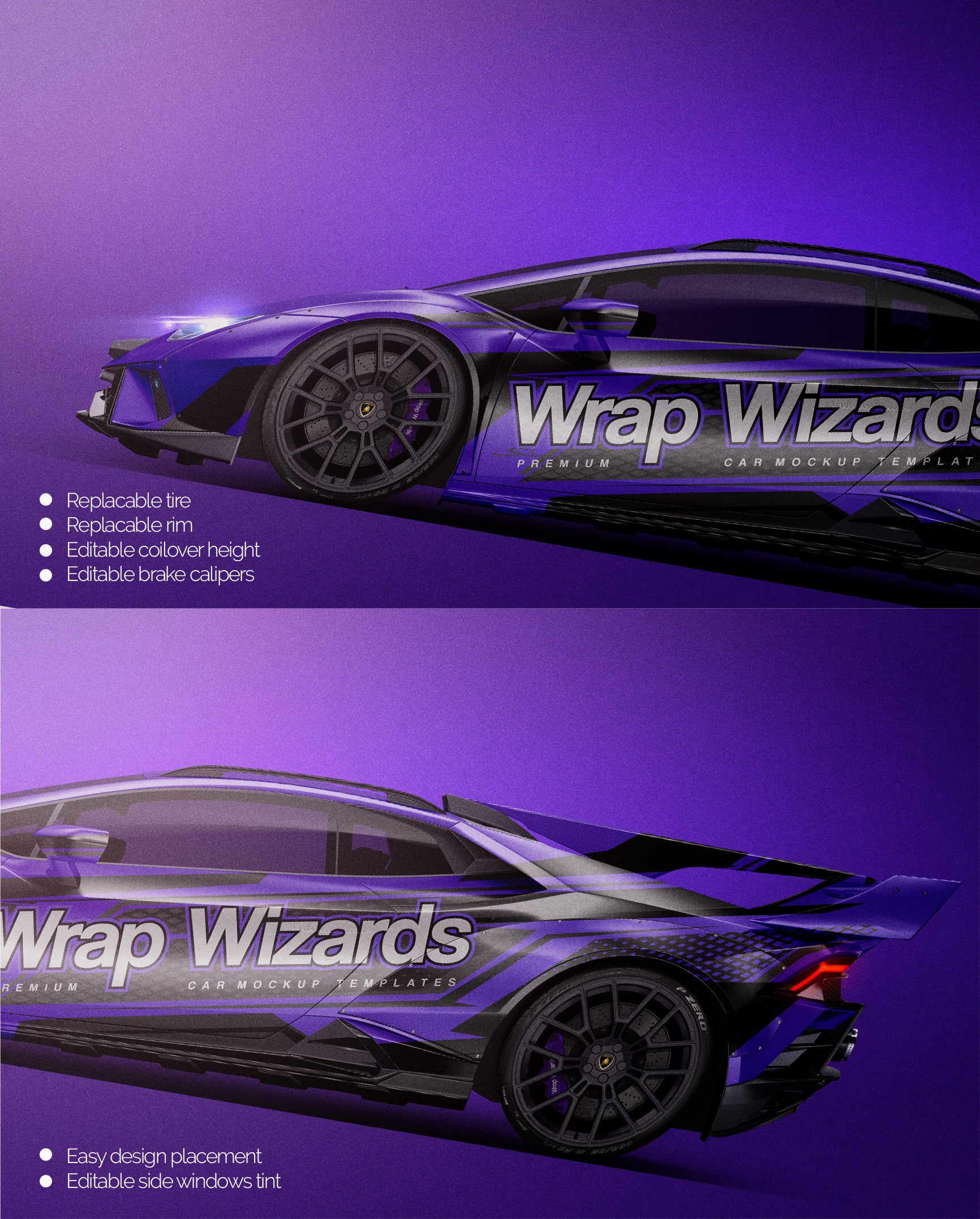 Lamborghini Huracán Sterrato 2024 Liberty Walk - Car Mockup