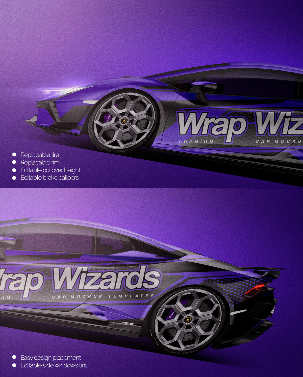 Lamborghini Tecnica 2023 - Car Mockup