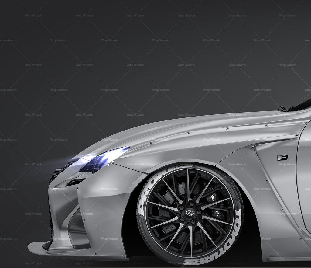 Lexus RCF 2015 Rocket Bunny Aero V1 - Car Mockup – Wrap-Wizards.com ...