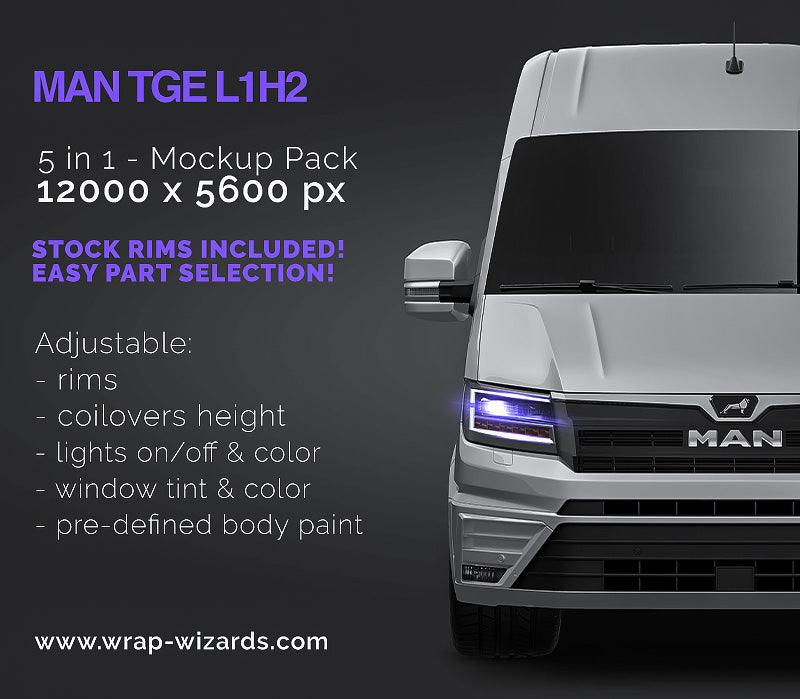 MAN TGE L1H2 - Van Mockup (Copy)