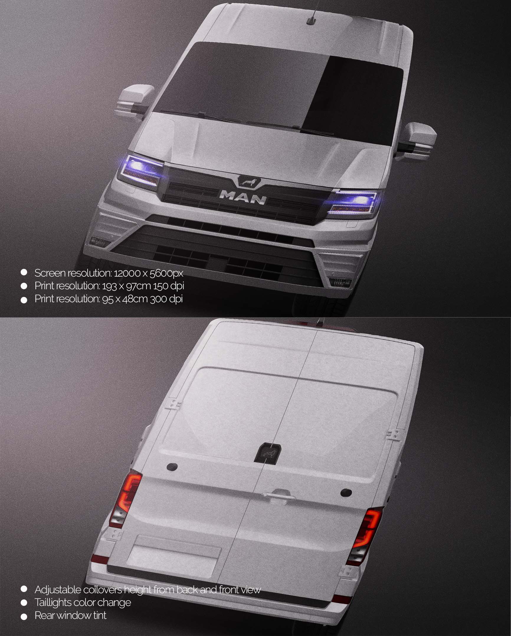 MAN TGE L1H2 - Van Mockup (Copy)