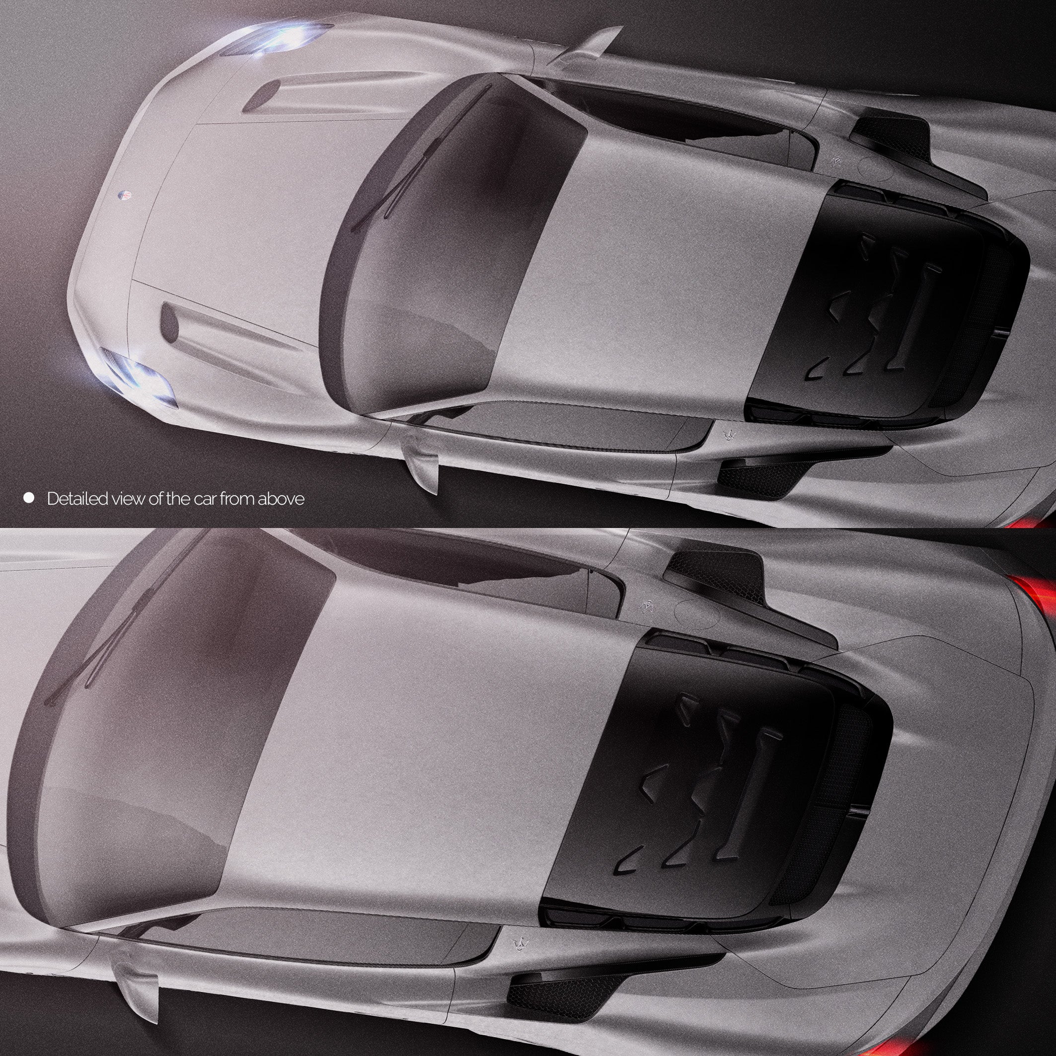 Premium car mockup for MASERATI MC20 - ALL SIDES