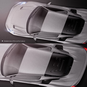 Premium car mockup for MASERATI MC20 - ALL SIDES