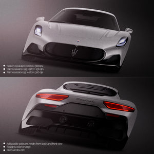 Premium car mockup for MASERATI MC20 - ALL SIDES