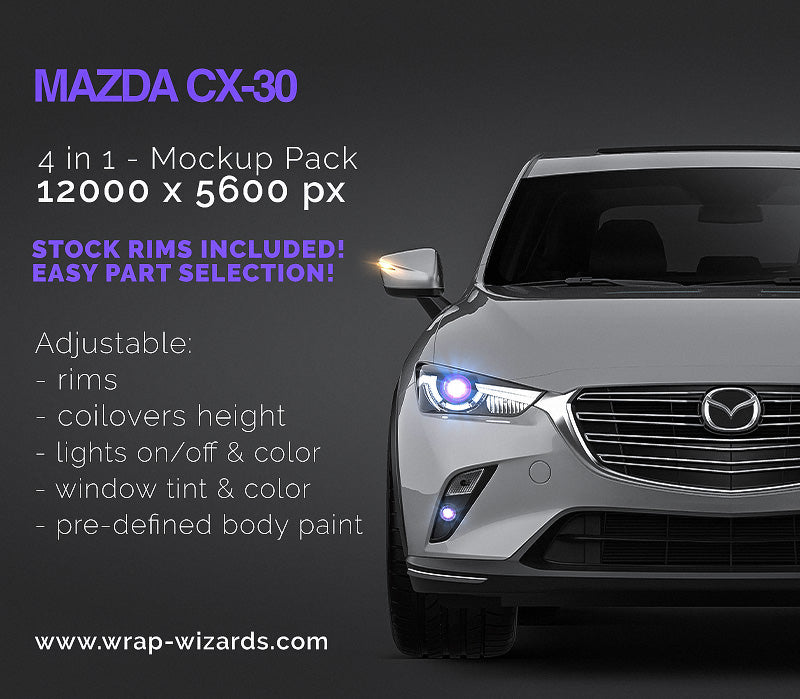 Mazda CX-30 - Car Mockup