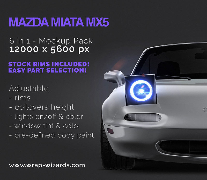 Mazda Miata MX5 - Car Mockup