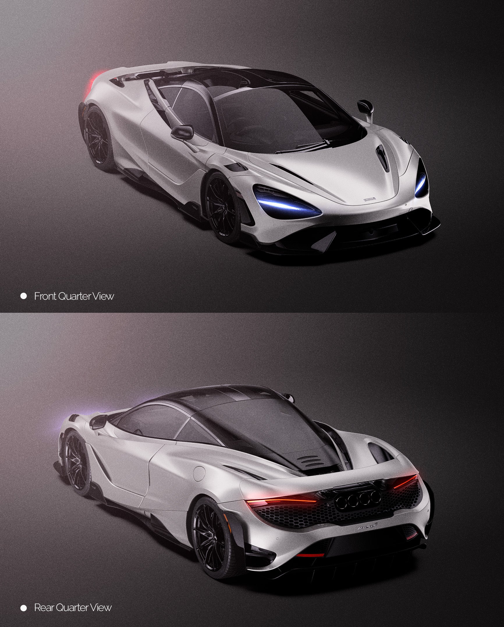 McLaren 765LT - Car Mockup