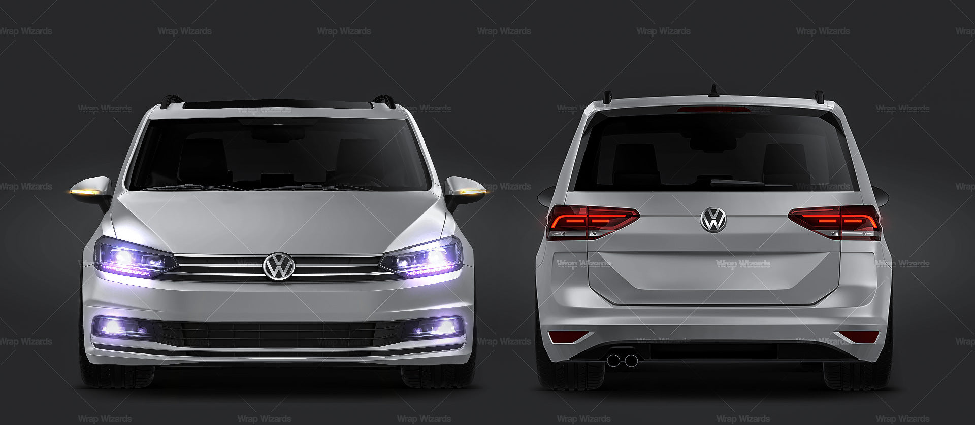 Volkswagen Touran 2016 - Car Mockup