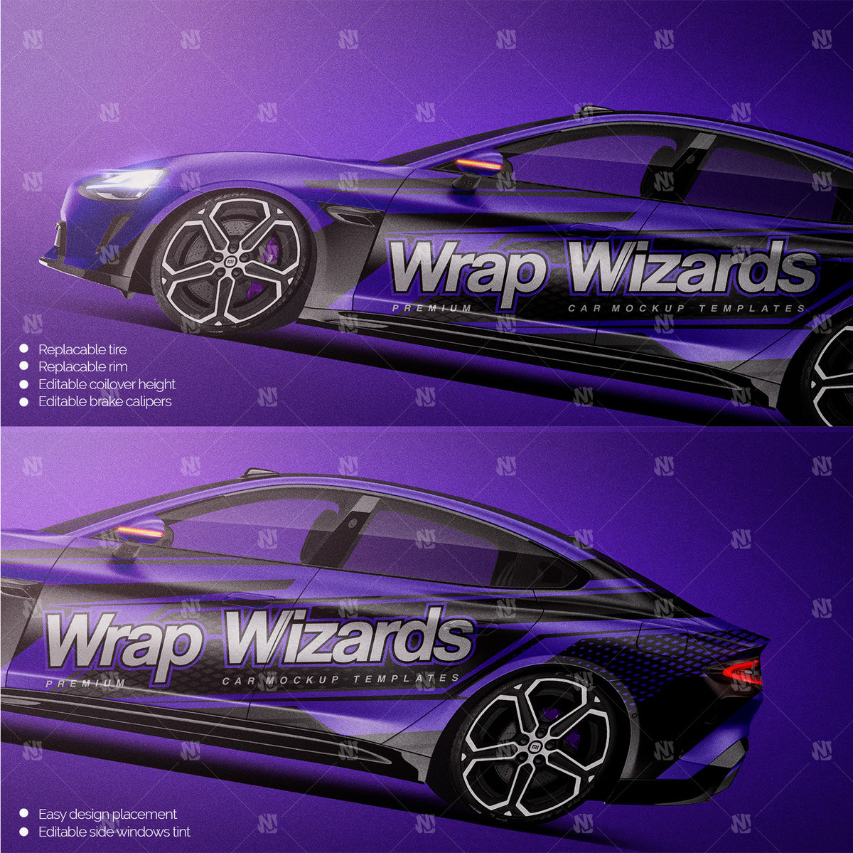 Xiaomi SU7 2025 - Car Mockup