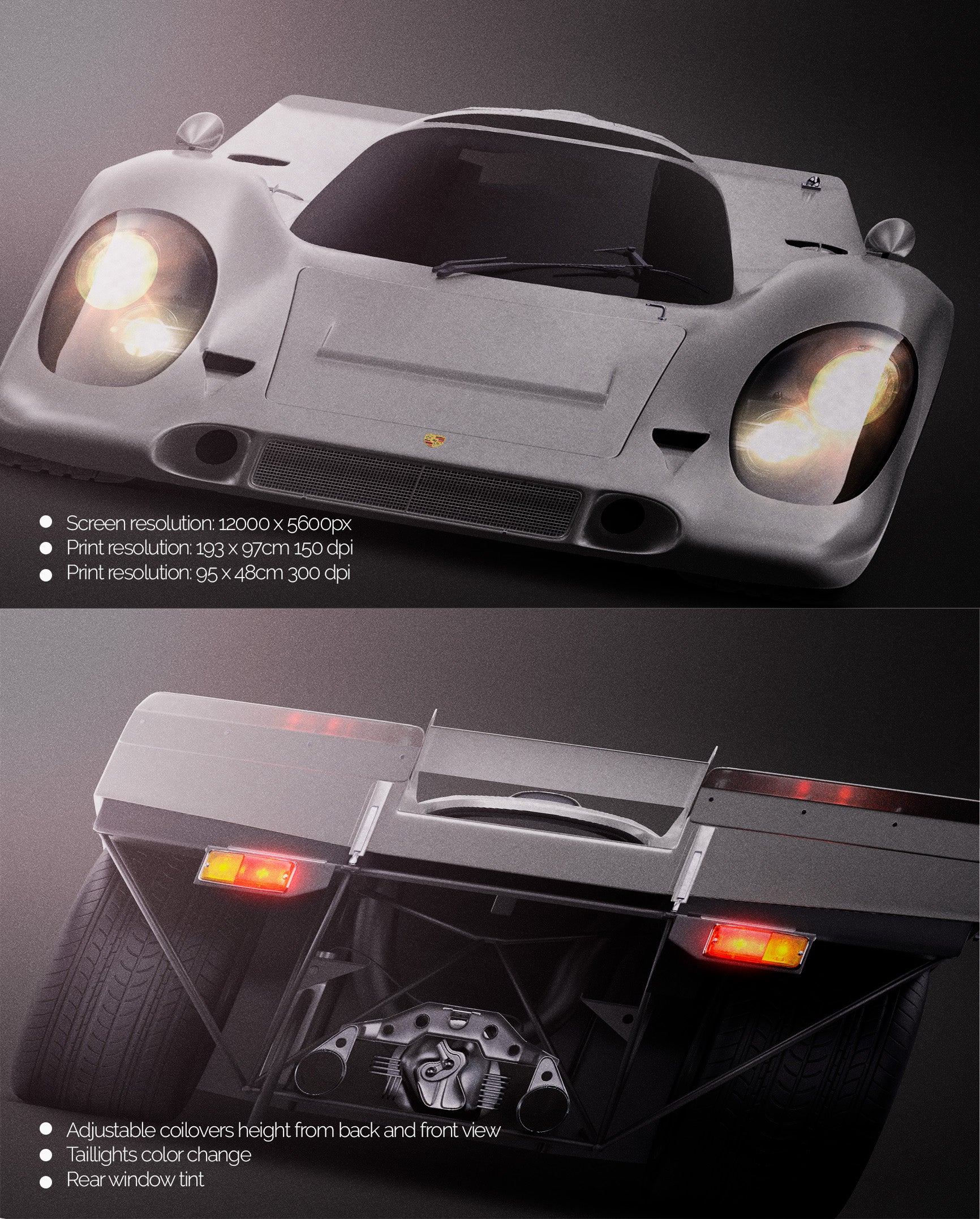 Porsche 917 K - Car Mockup