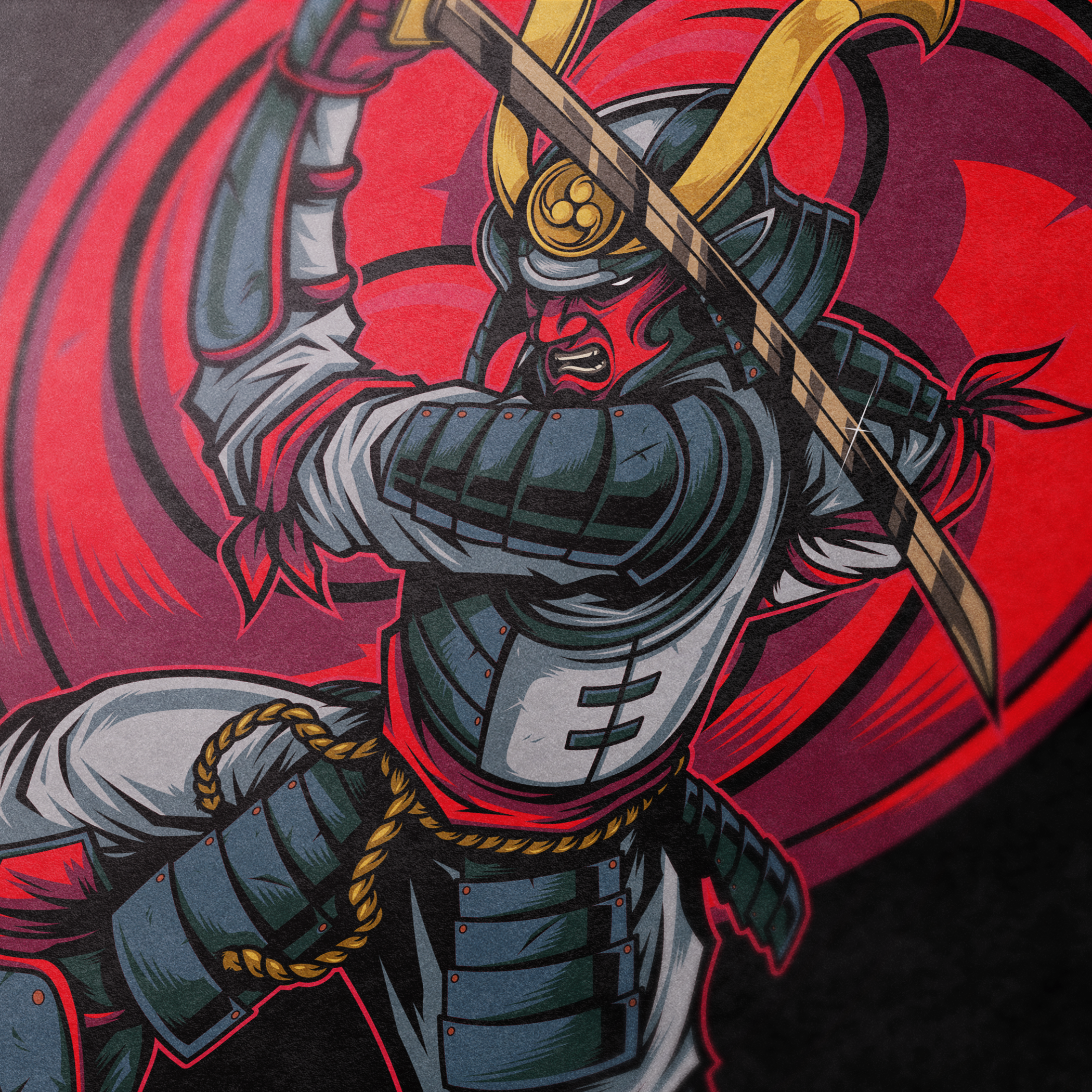 Pro Vector artwork #4 Samurai