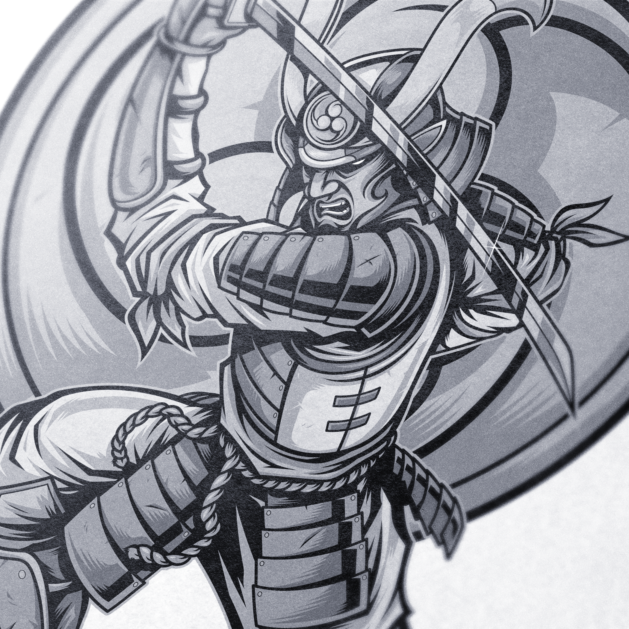 Pro Vector artwork #4 Samurai