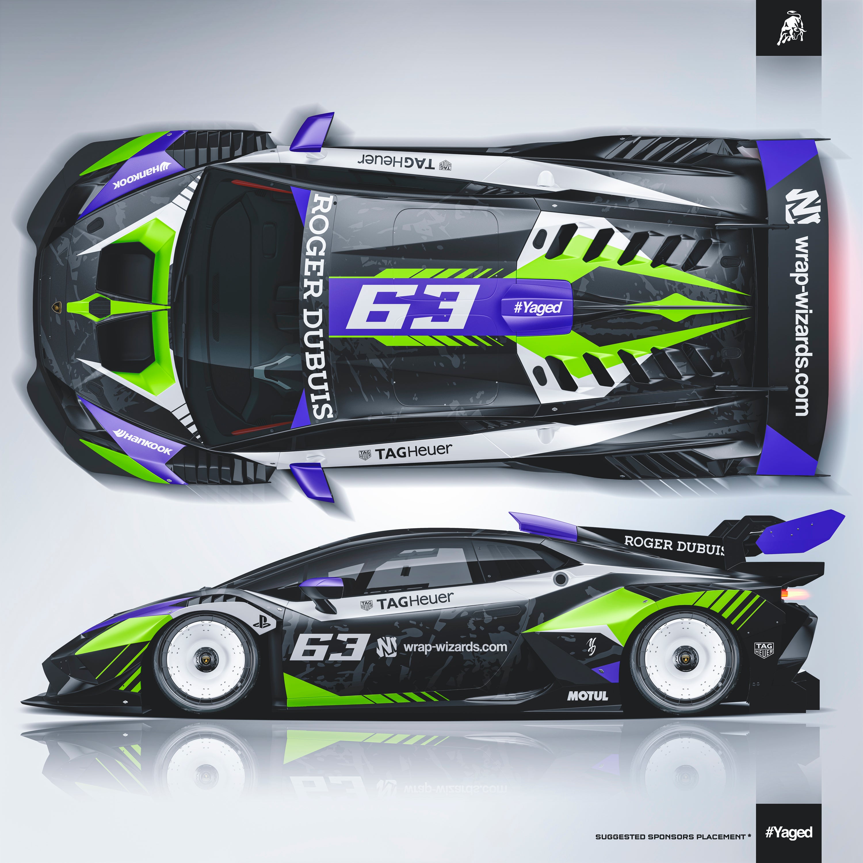 Design - Lamborghini HURACAN EVO SUPER TROFEO RACE - FILES ON DEMAND
