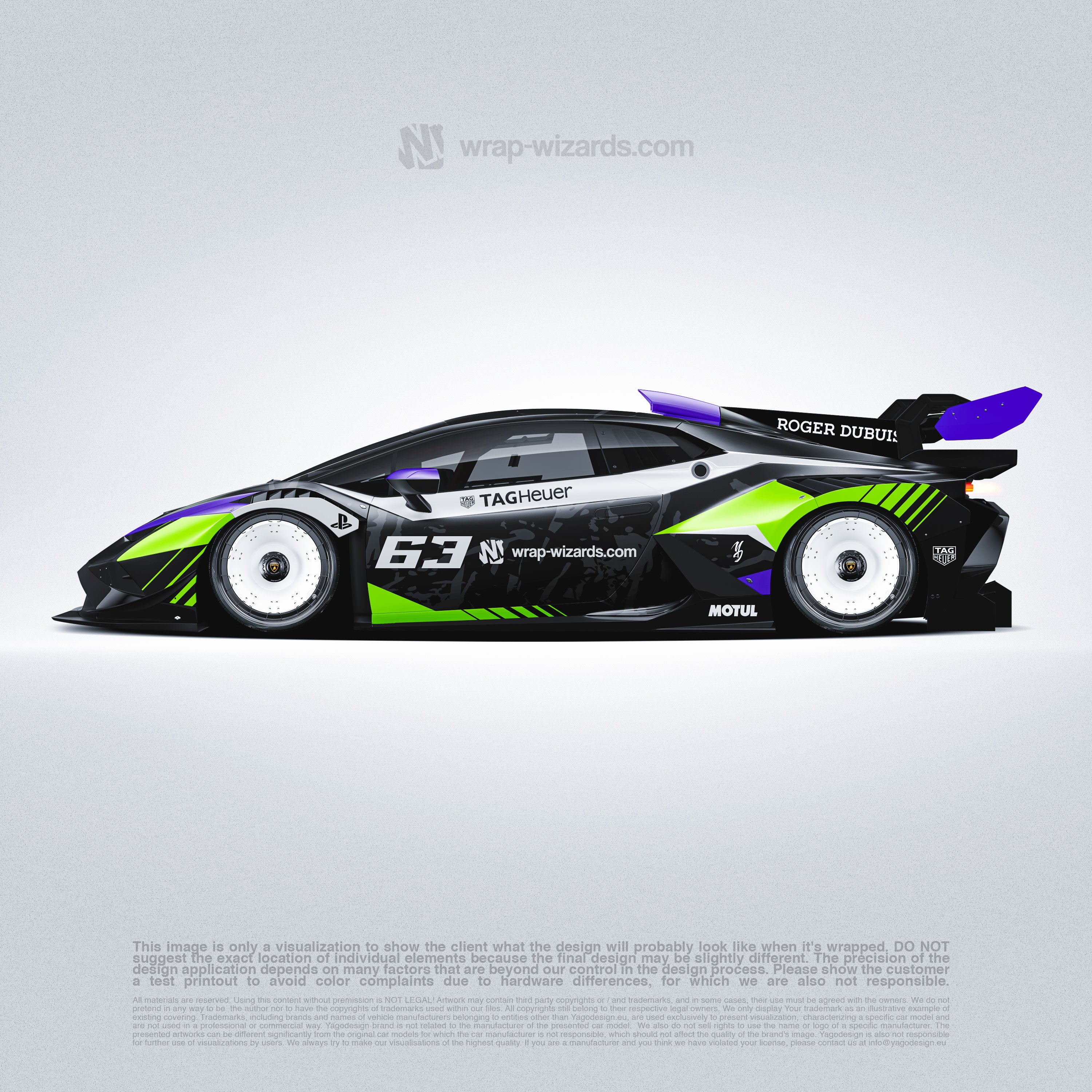 Design - Lamborghini HURACAN EVO SUPER TROFEO RACE - FILES ON DEMAND