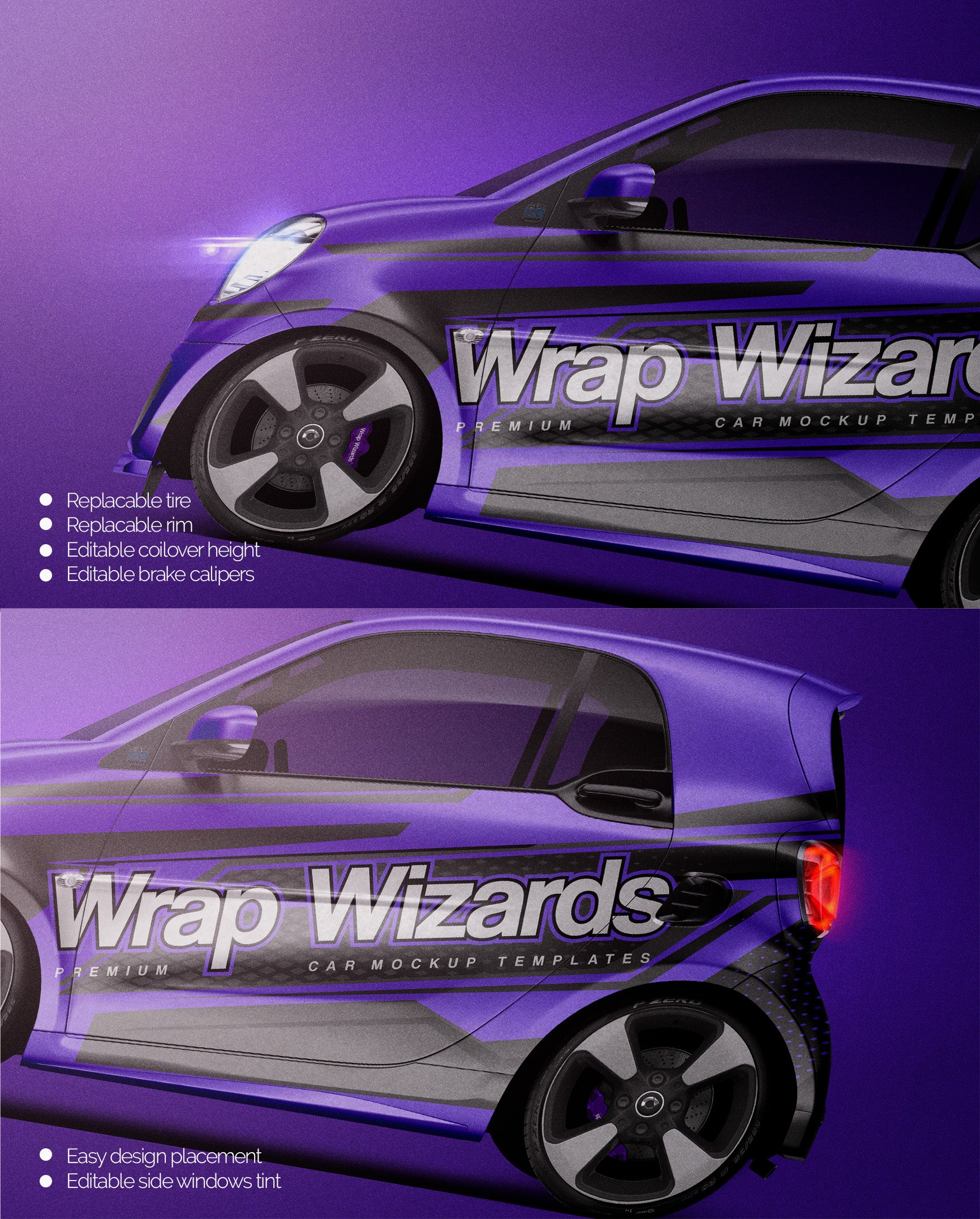 Smart E ForTwo 2020 - Car Mockup