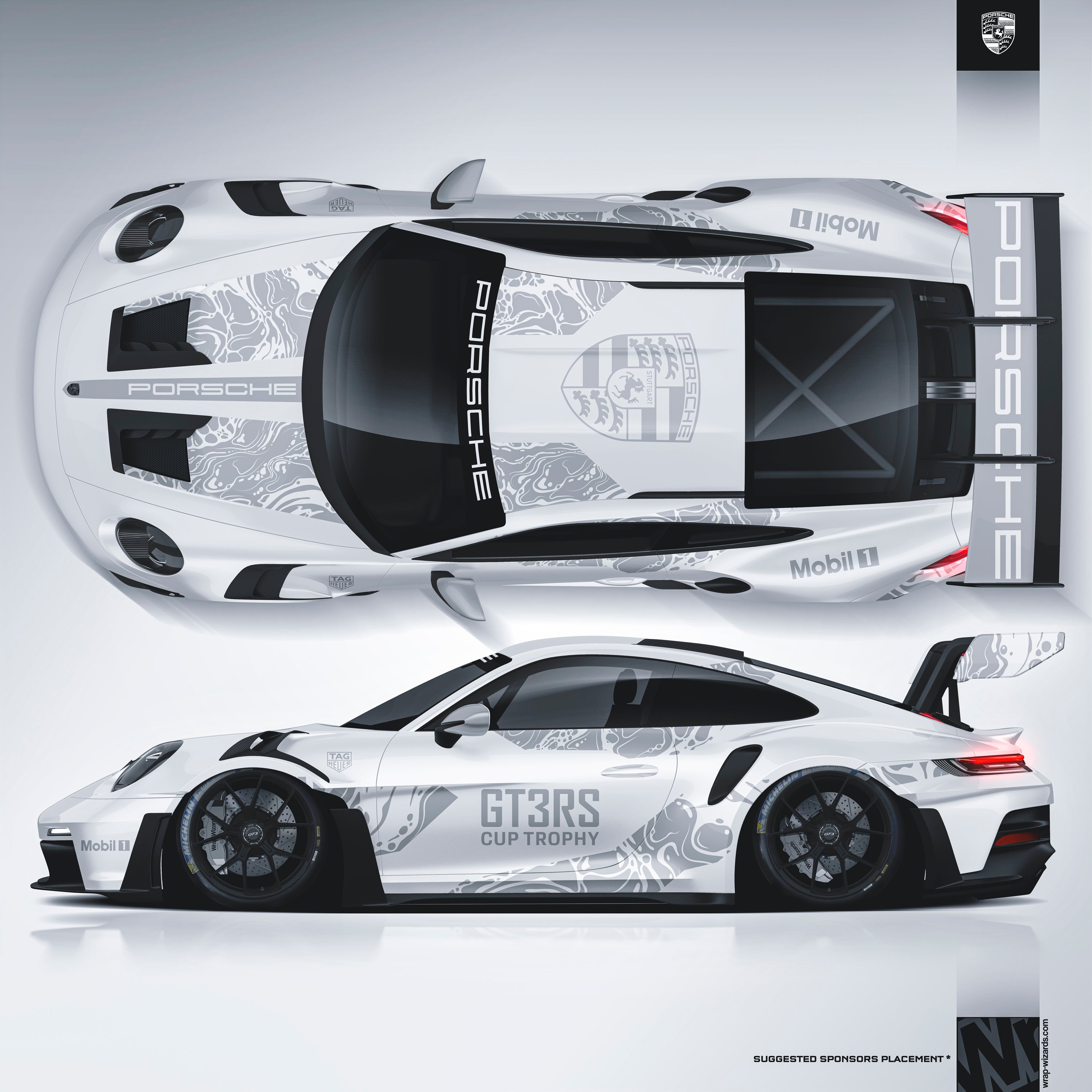 Design - Porsche - #WHITE - FILES ON DEMAND
