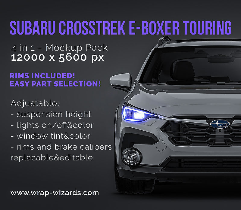 Subaru Crosstrek e-Boxer Touring 2024 - Car Mockup