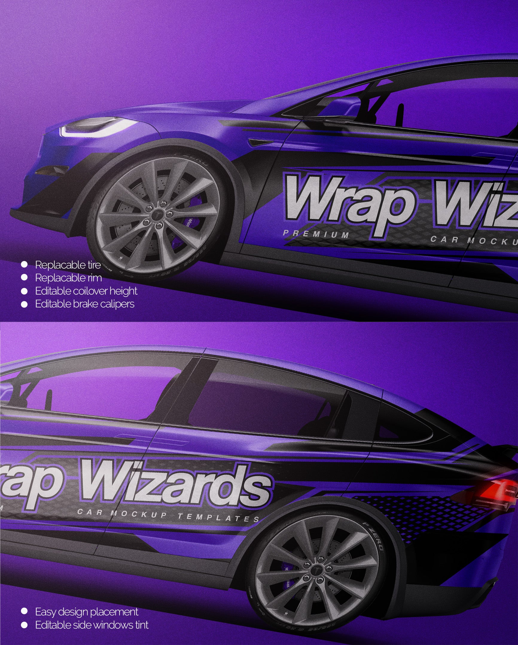 Tesla Model X 2023 - Car Mockup