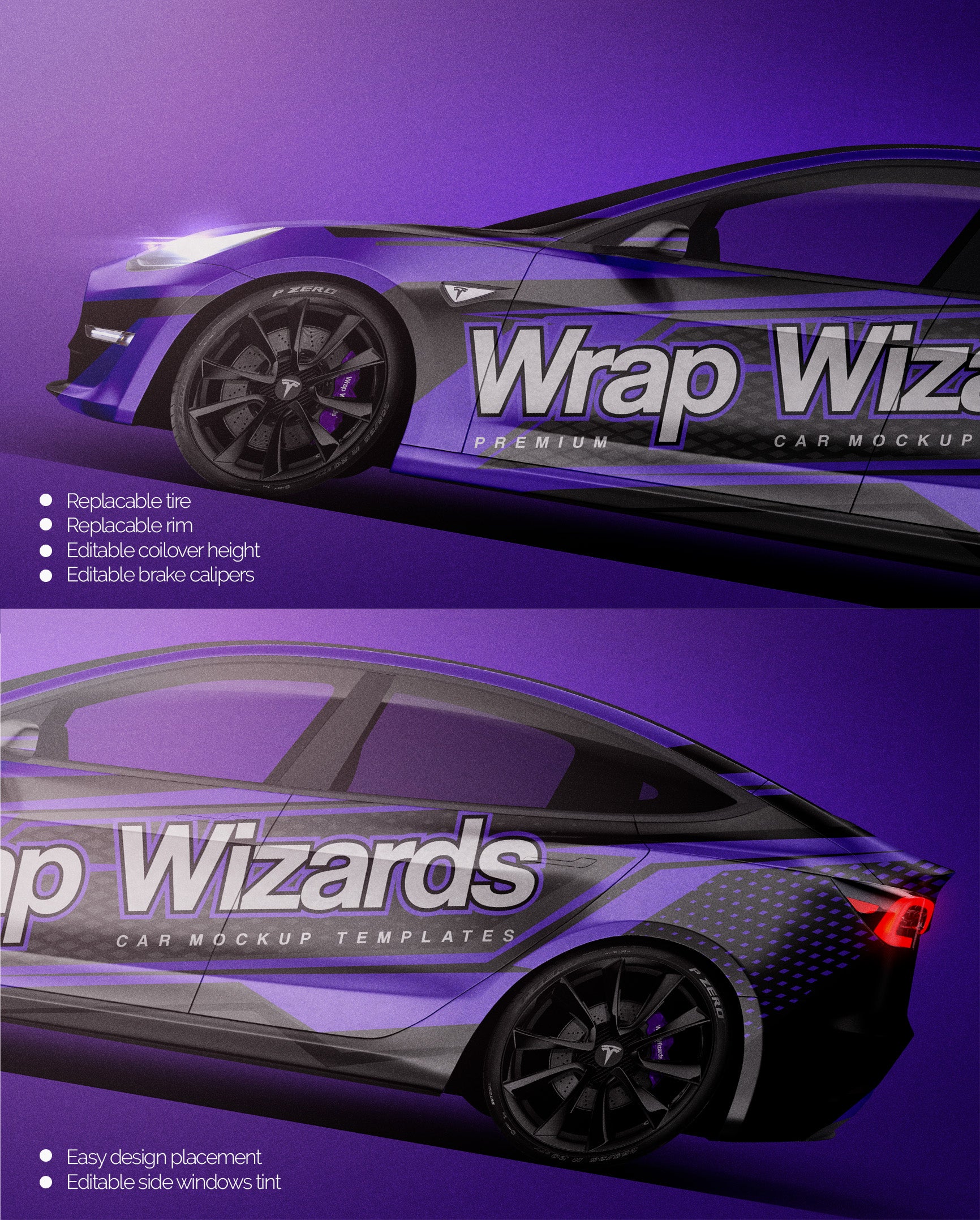 Tesla Model 3 2018 - Car Mockup