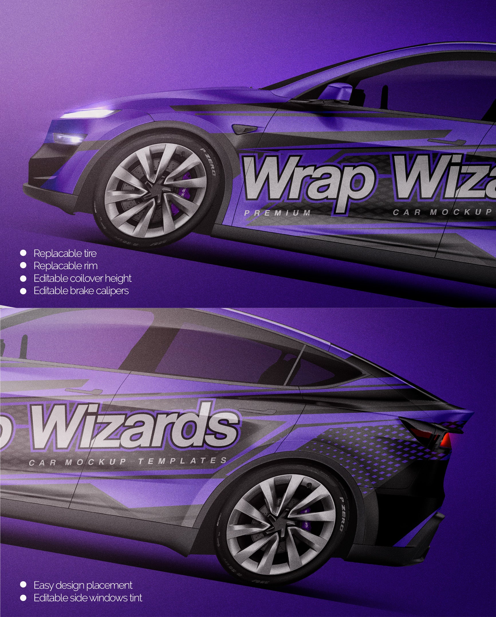 Tesla Model Y 2025 - Car Mockup