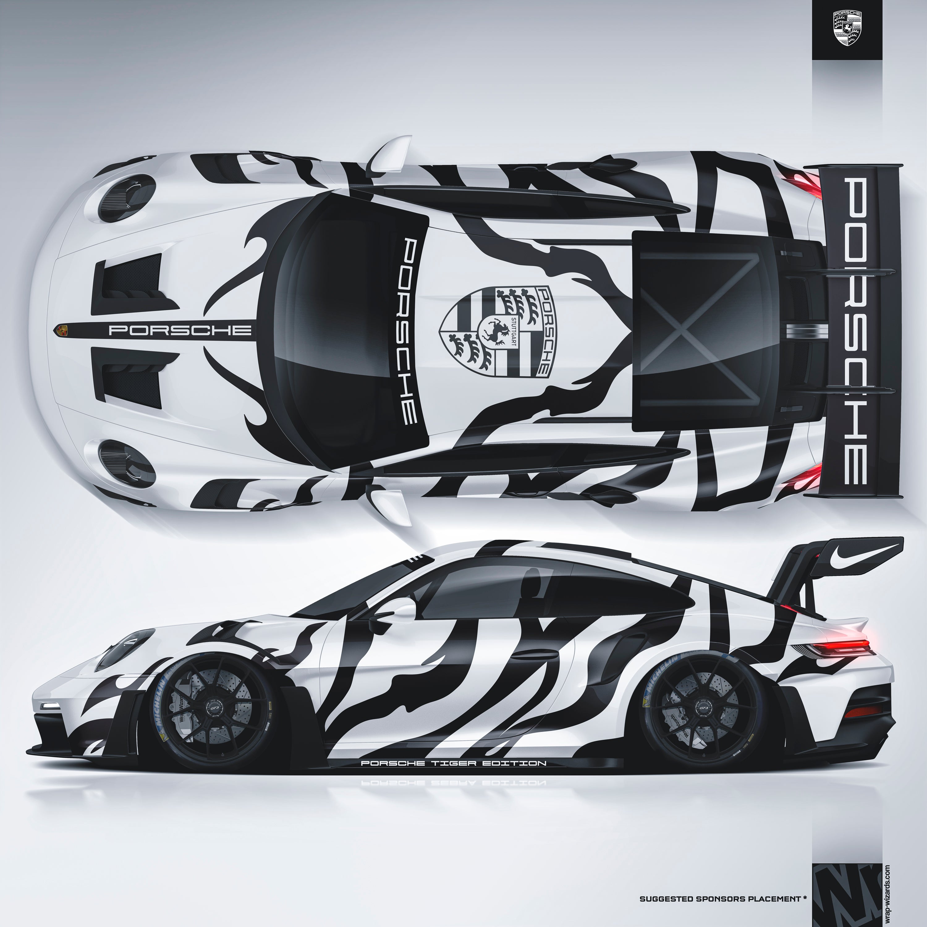 Design - Porsche - READY TO CUT FILES