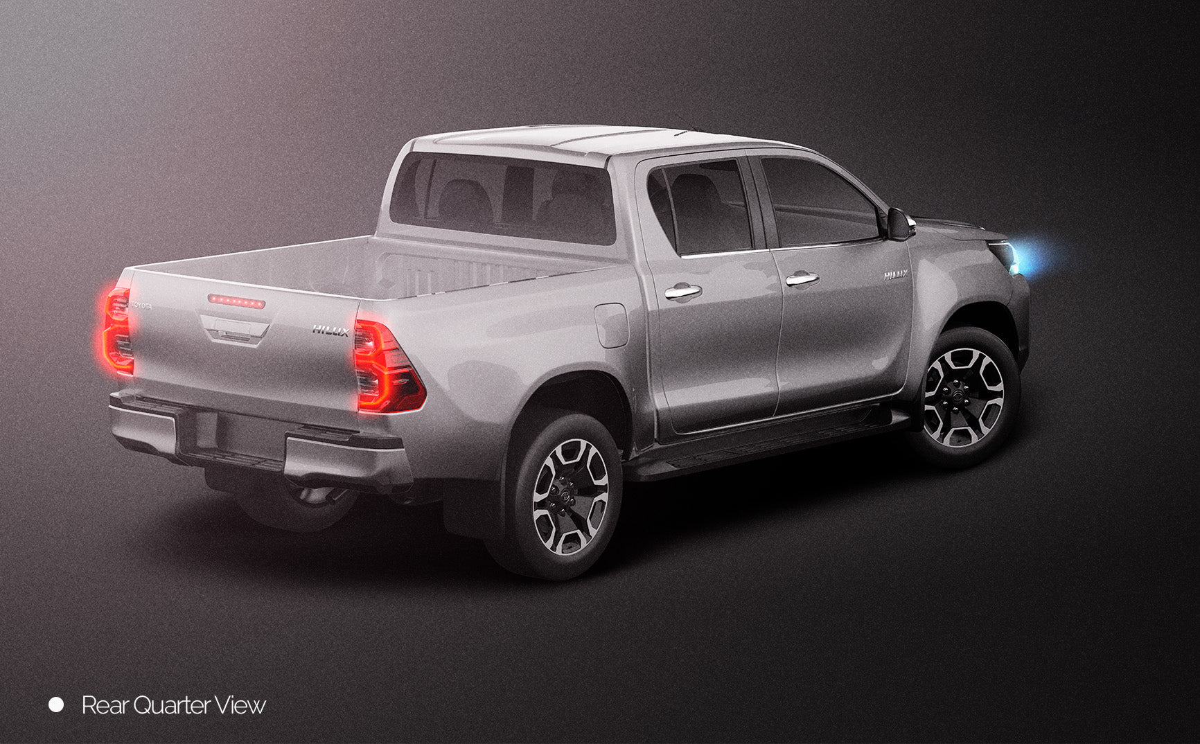 3/4 - Toyota Hilux Double Cab - Truck/Pick-up Mockup