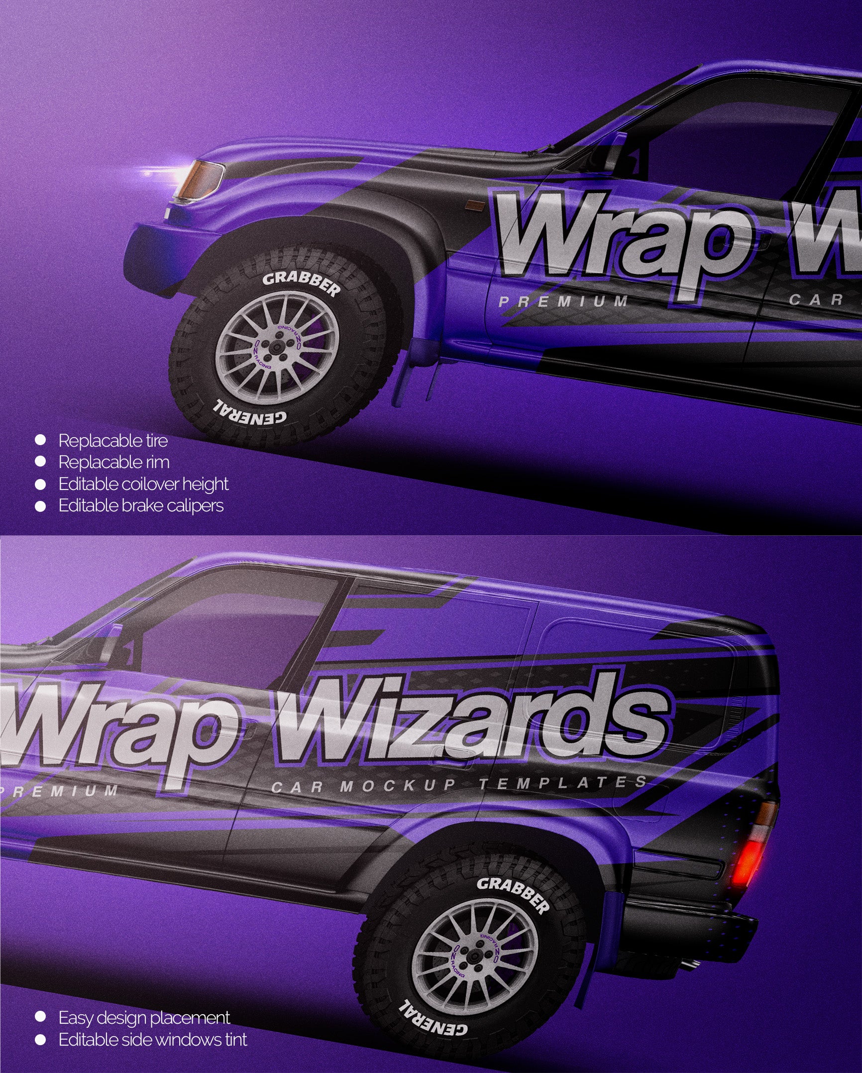 Toyota Land Cruiser 80 - Car Mockup