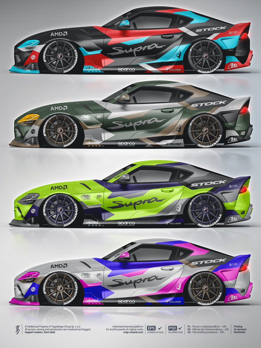 Design - Is that a Supra?! - READY TO PRINT FILES – Wrap-Wizards.com ...