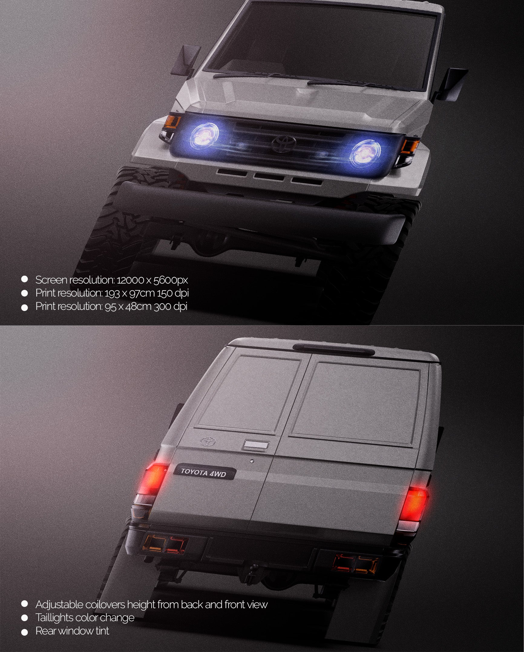 Toyota Land Cruiser  2006 - Car Mockup