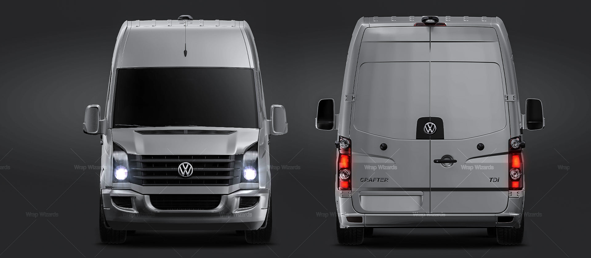 Volkswagen Crafter L2H2 2011 - Van Mockup