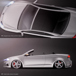 Premium car mockup for Volkswagen EOS
