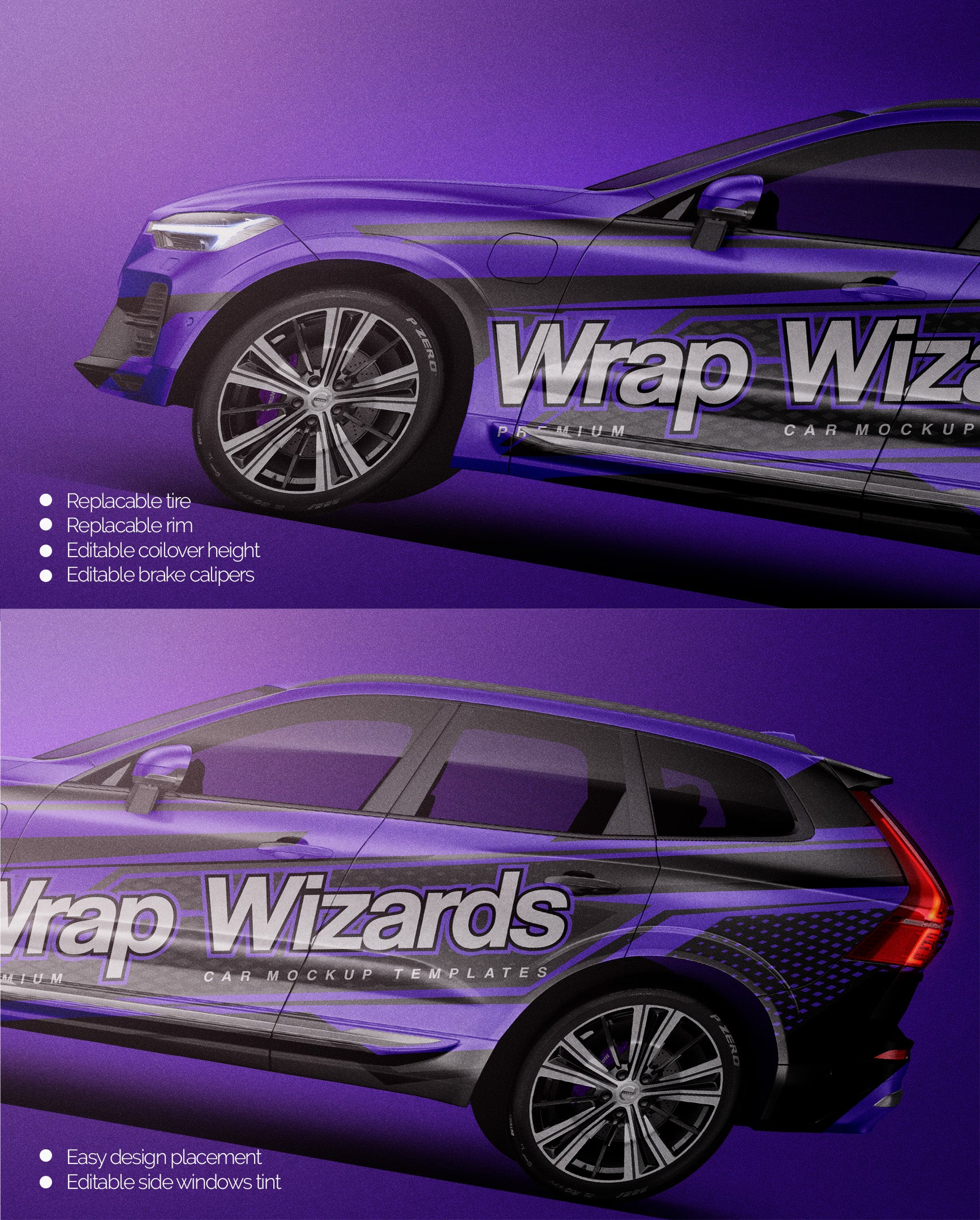 Volvo XC60 2022 - Car Mockup