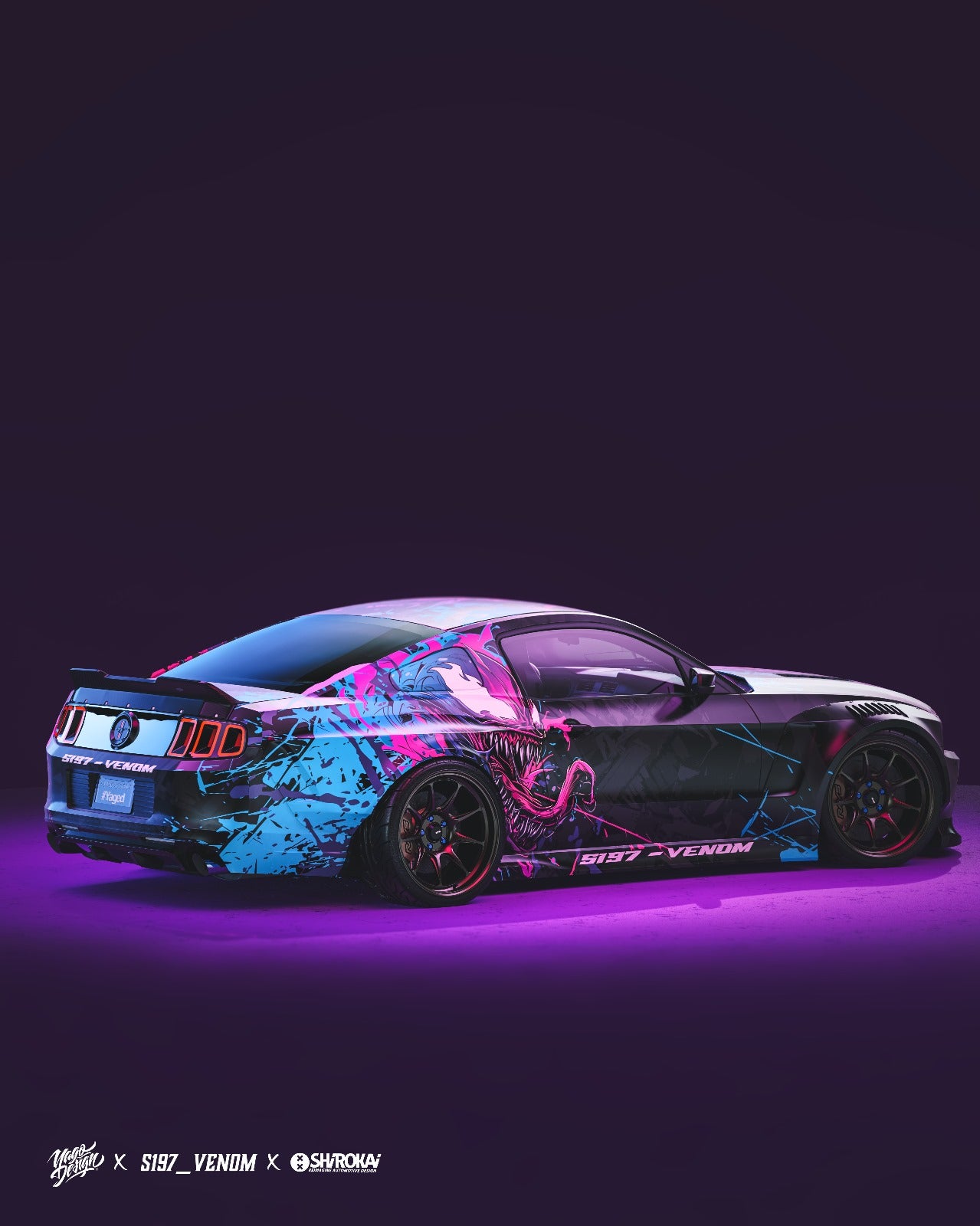 Design - Ford Mustang Shirokai Venom - READY TO PRINT FILES