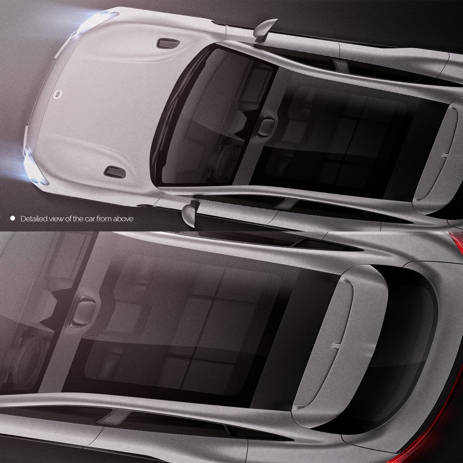 Premium car mockup for Xiaomi YU7 2025