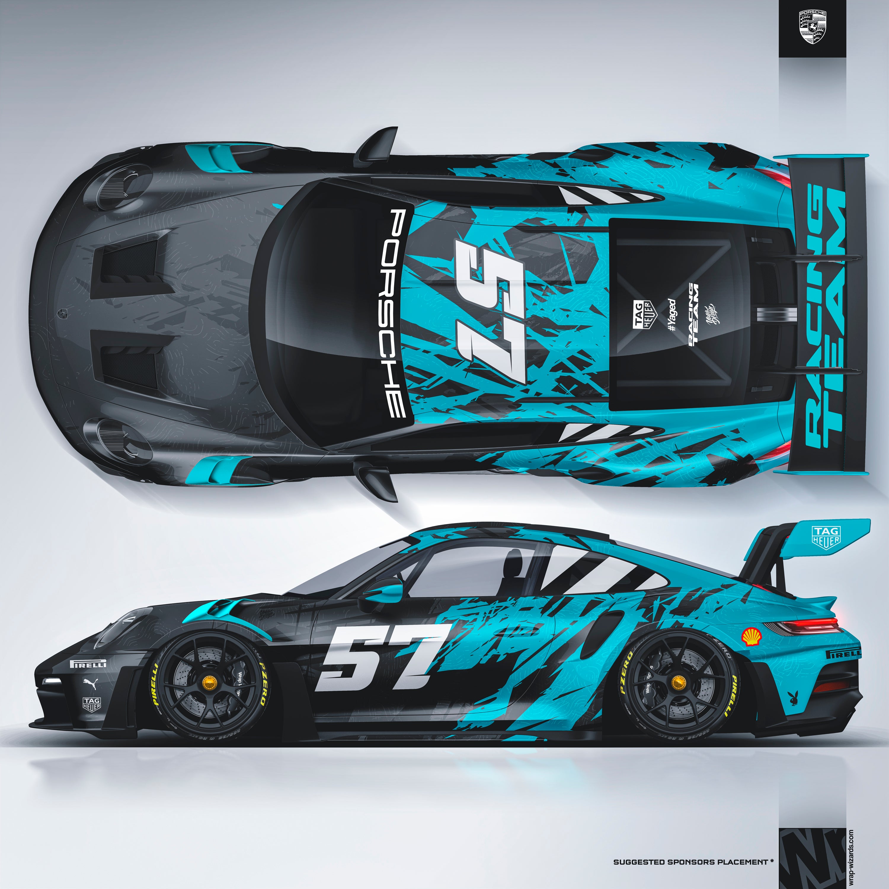 Design - Porsche - AQUA STRIKE - FILES ON DEMAND