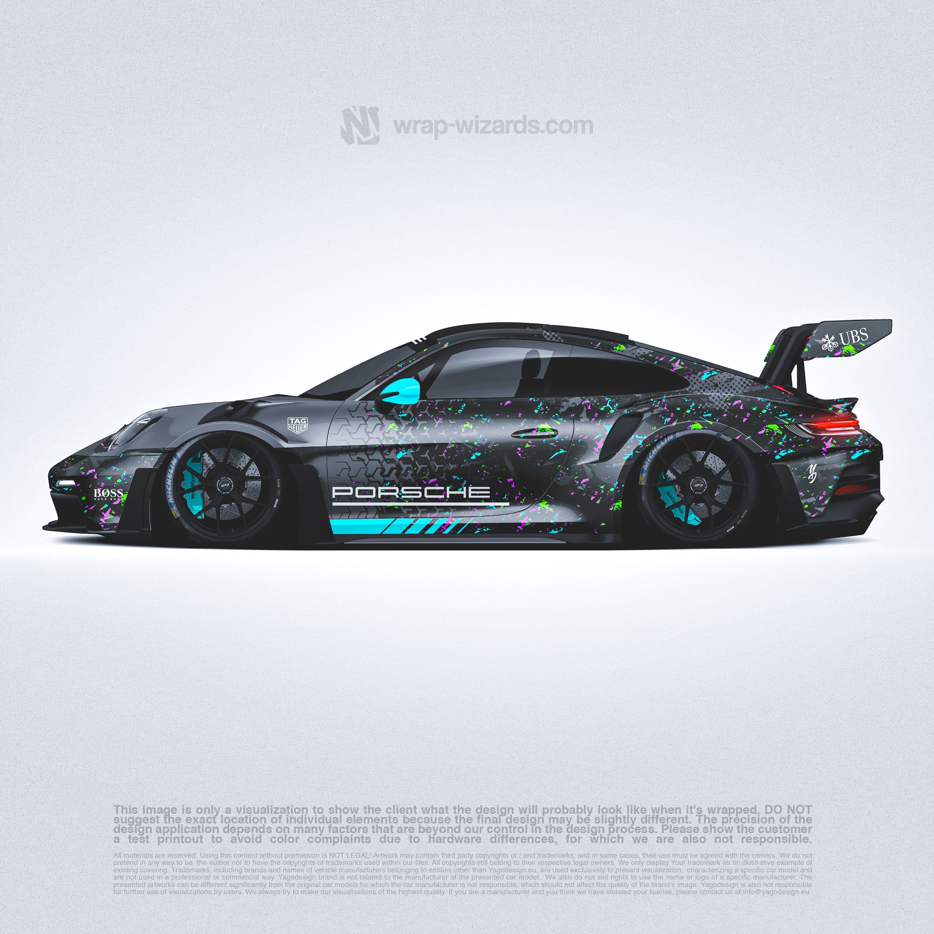 Design - Porsche - URBAN NEON STORM - FILES ON DEMAND