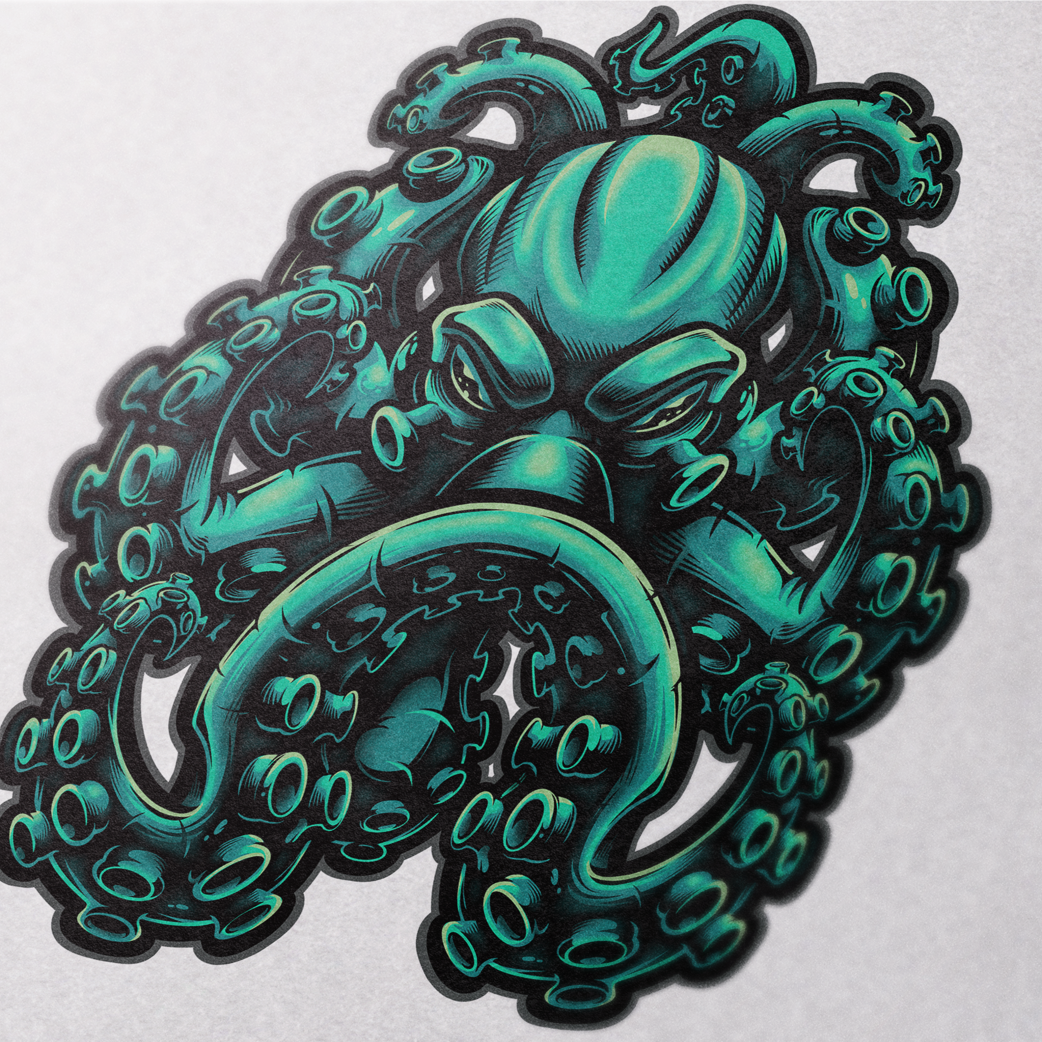 Pro Raster artwork #2 Octopus