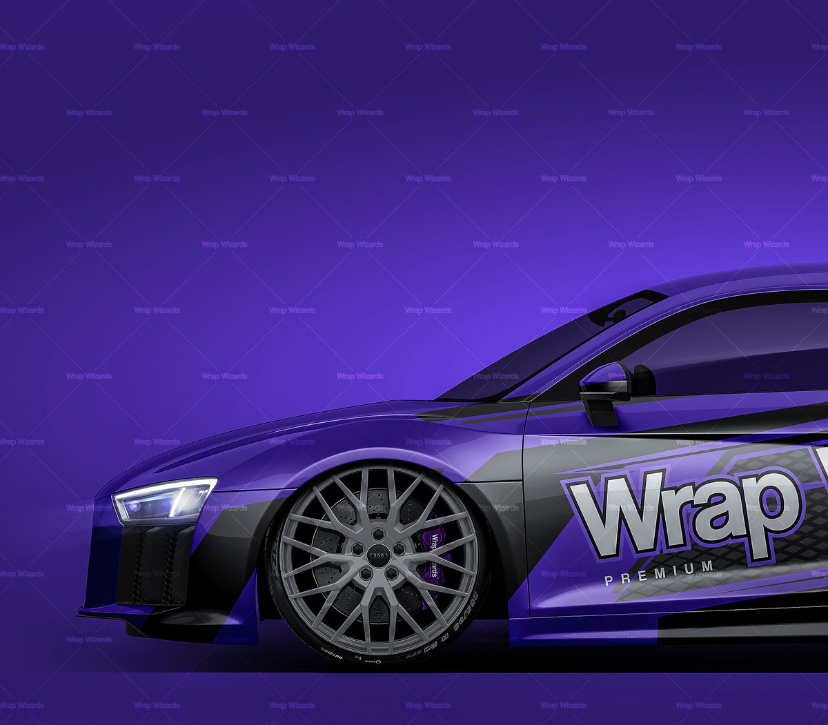 Audi R8 - Car Mockup – Wrap-Wizards.com - Premium Car Mockups ...