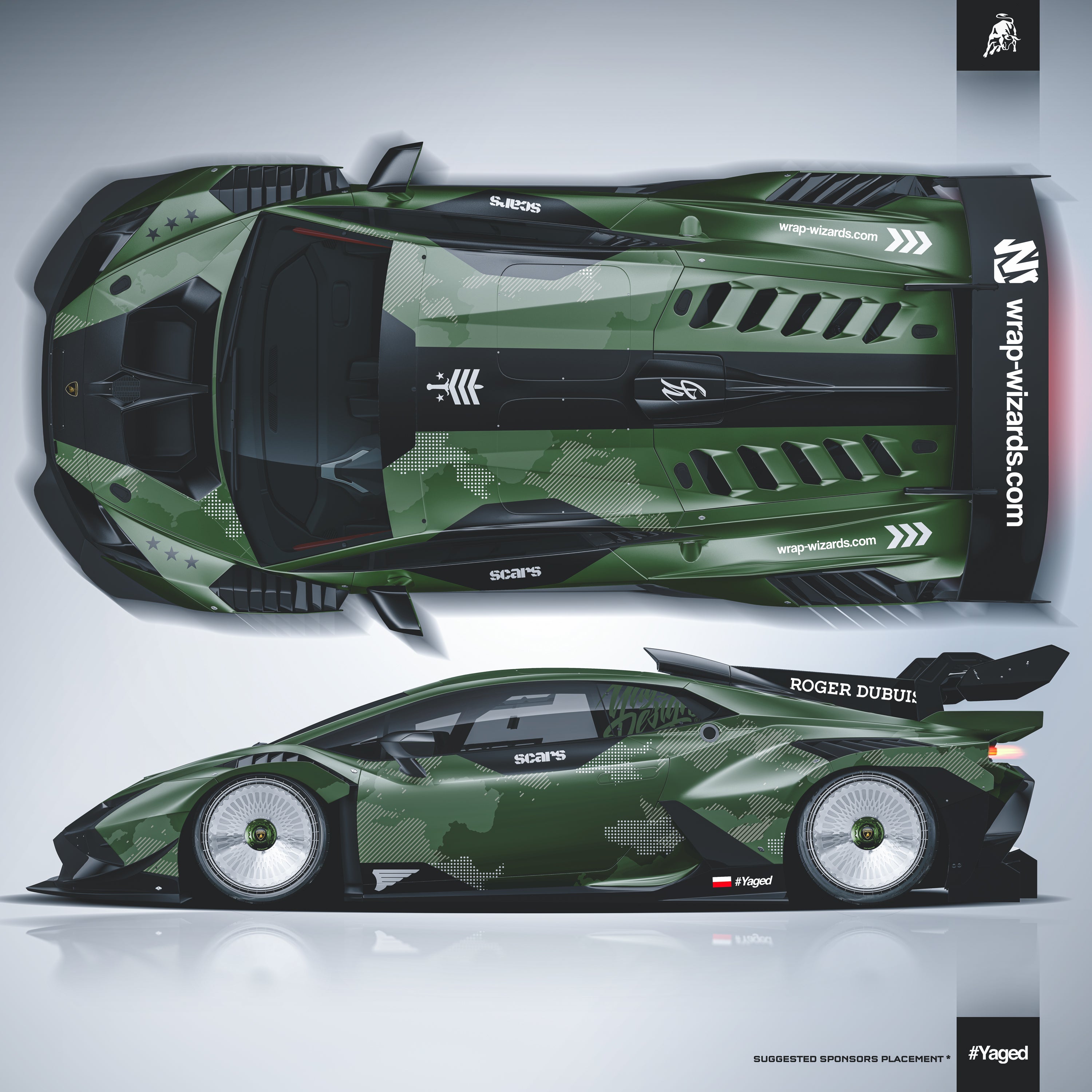 Design - Lamborghini HURACAN EVO SUPER TROFEO CAMMO - FILES ON DEMAND