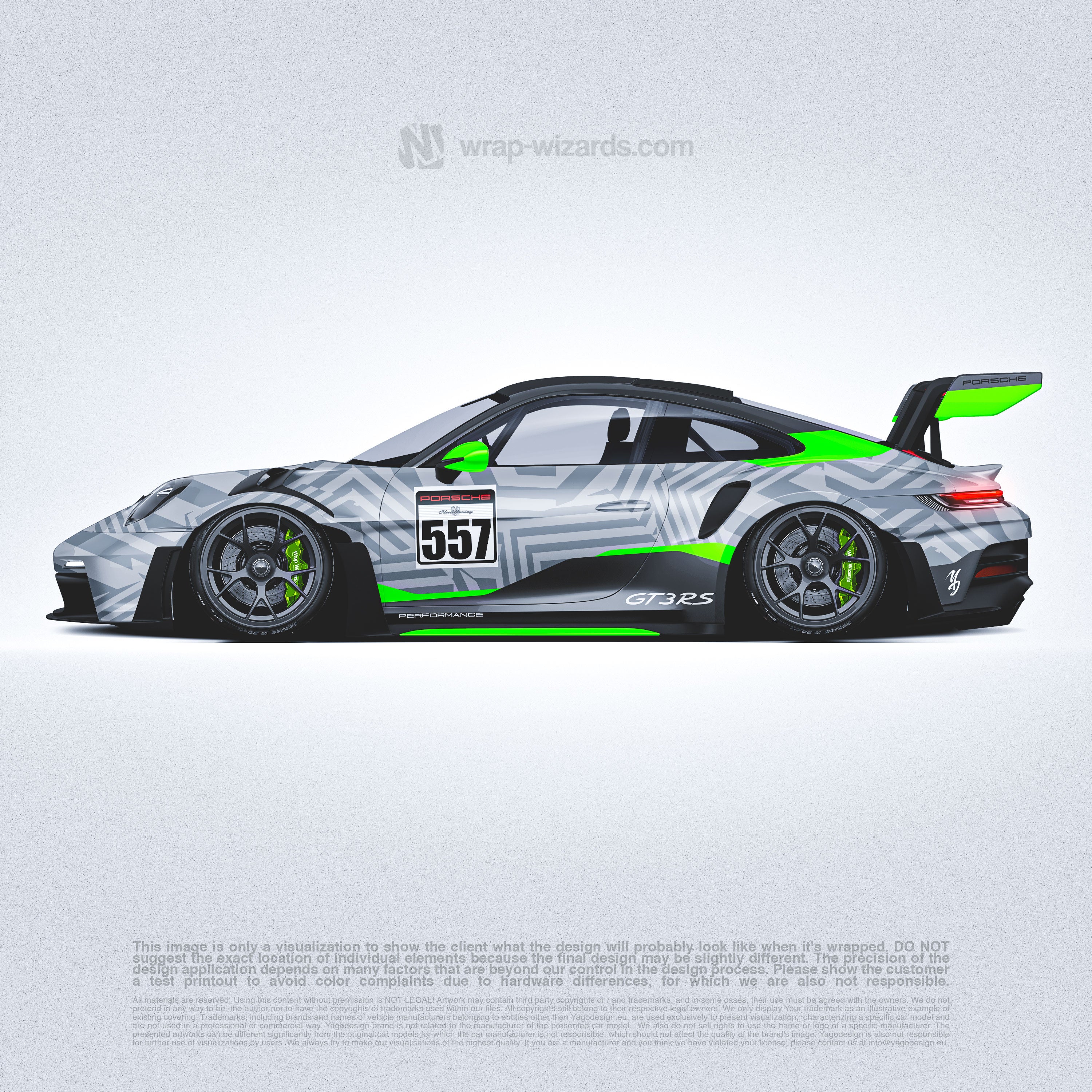 Design - Porsche - DAZZLE TROUBLE - READY TO PRINT FILES