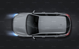 Hyundai i30 Elantra glossy finish - all sides Car Mockup Template.psd