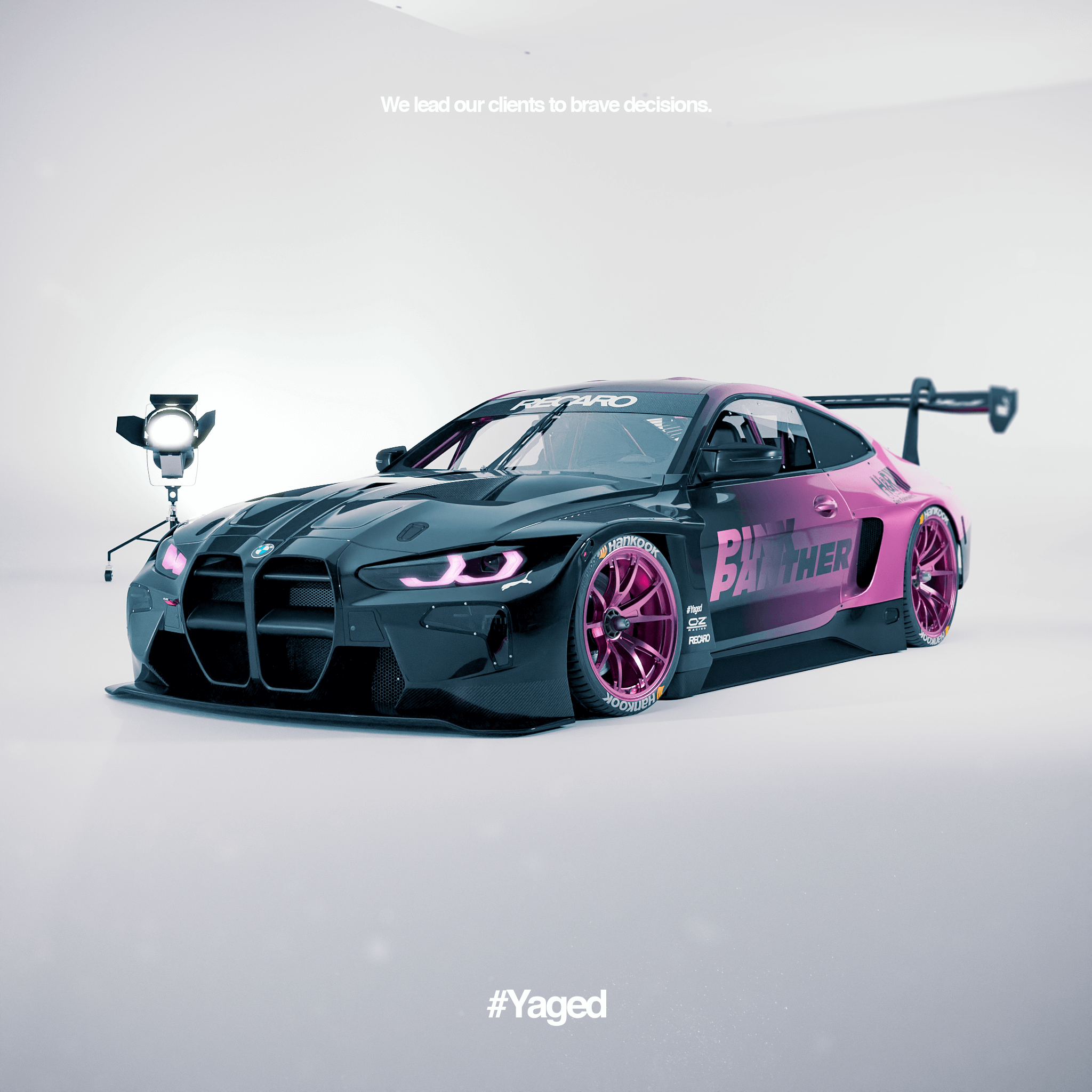Design - Pink Panther - FOR ANY CAR