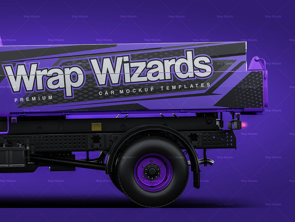 Isuzu NPR Tipper Truck - Truck/Pick-up Mockup – Wrap-Wizards.com ...