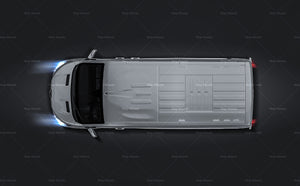 Maxus Deliver 9 | LDV Deliver 9 L3H2 glossy finish - all sides Car Mockup Template.psd