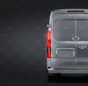Maxus Deliver 9 | LDV Deliver 9 L3H2 glossy finish - all sides Car Mockup Template.psd